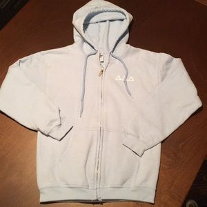 Tri Delta ‘Keep Calm and Fight On’ zip up hoodie S